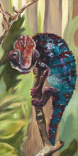 Load image into Gallery viewer, Metal Fine Art Print - Karma Chameleon
