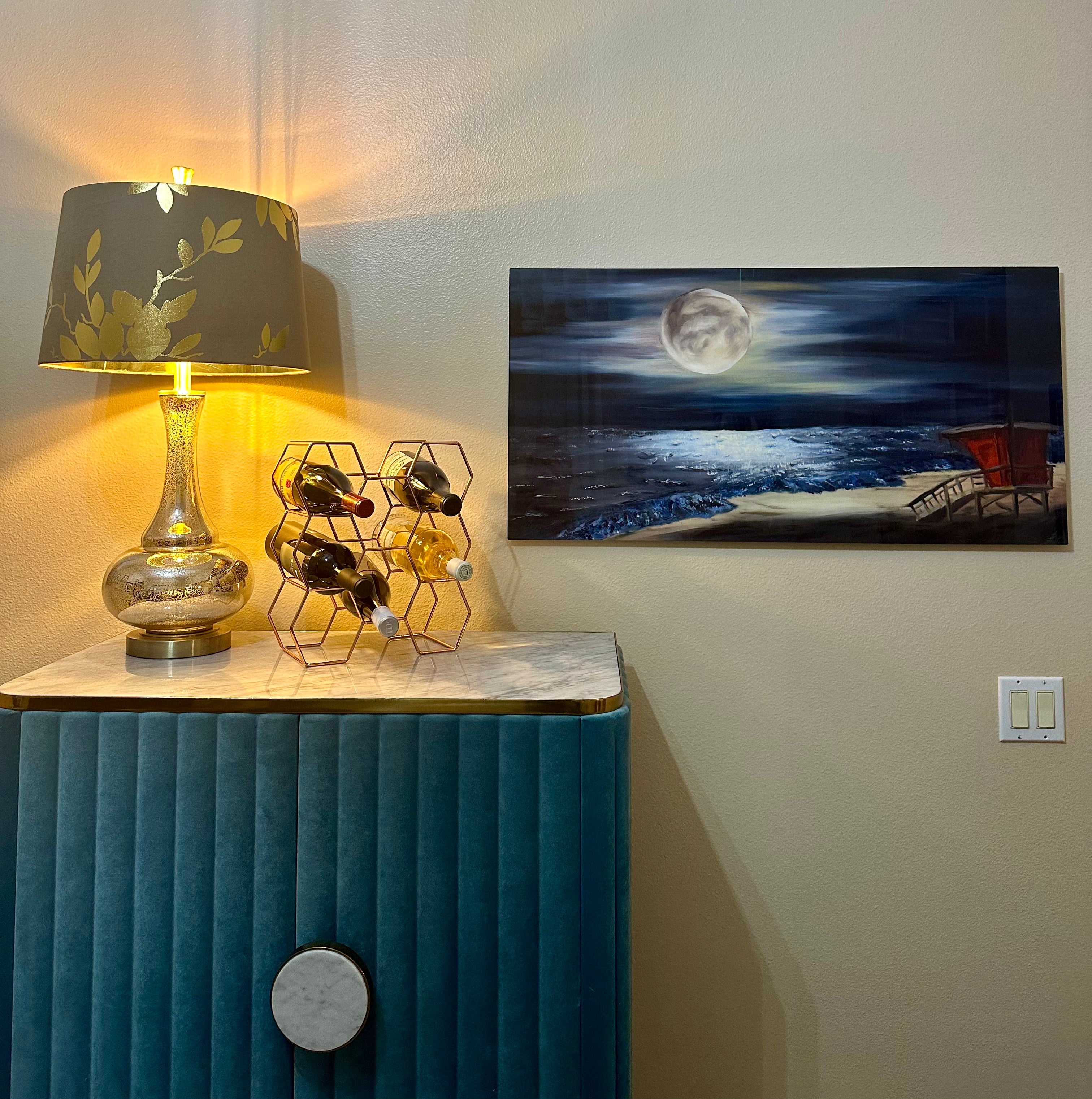 Metal Fine Art Print - Moonscapes & Diamond Tides