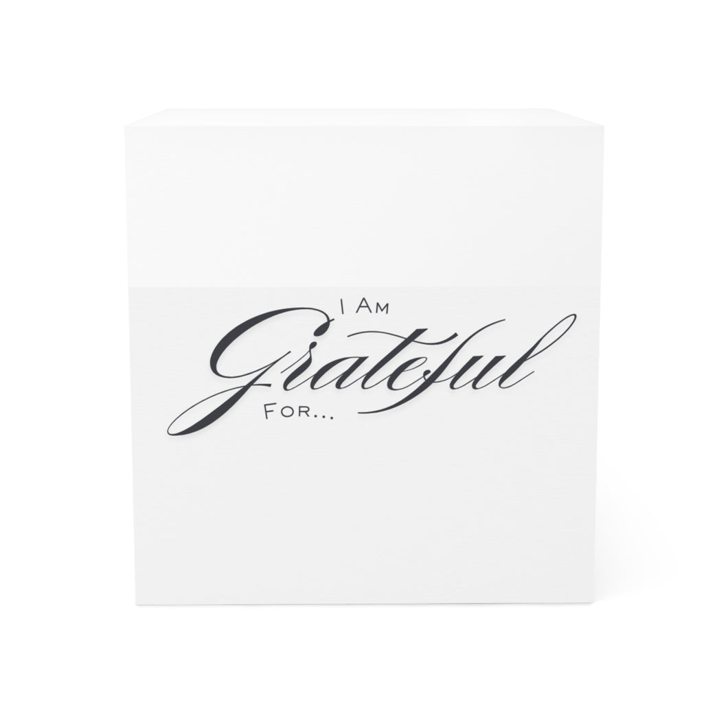 Gratitude Note Cube