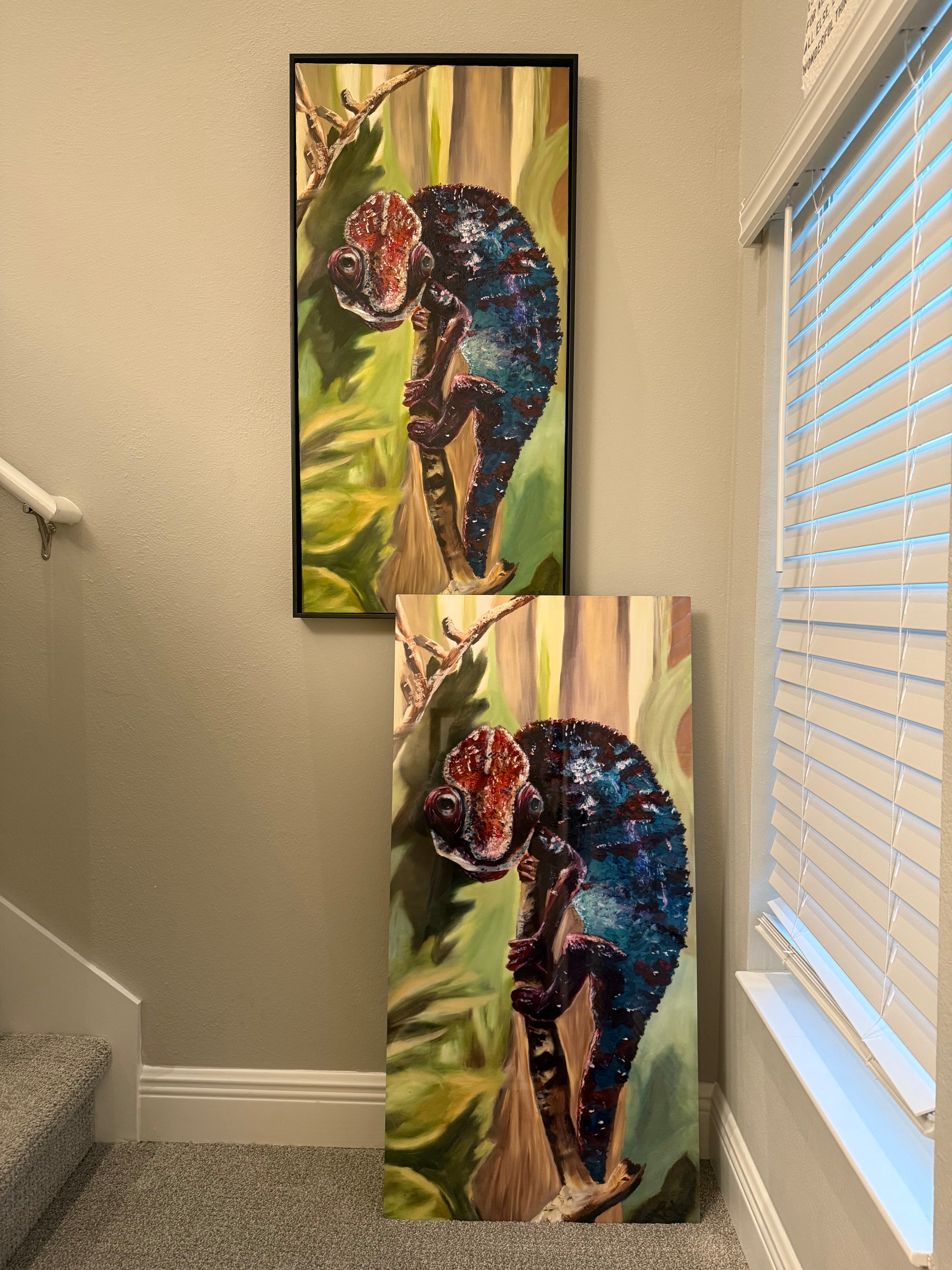 Metal Fine Art Print - Karma Chameleon
