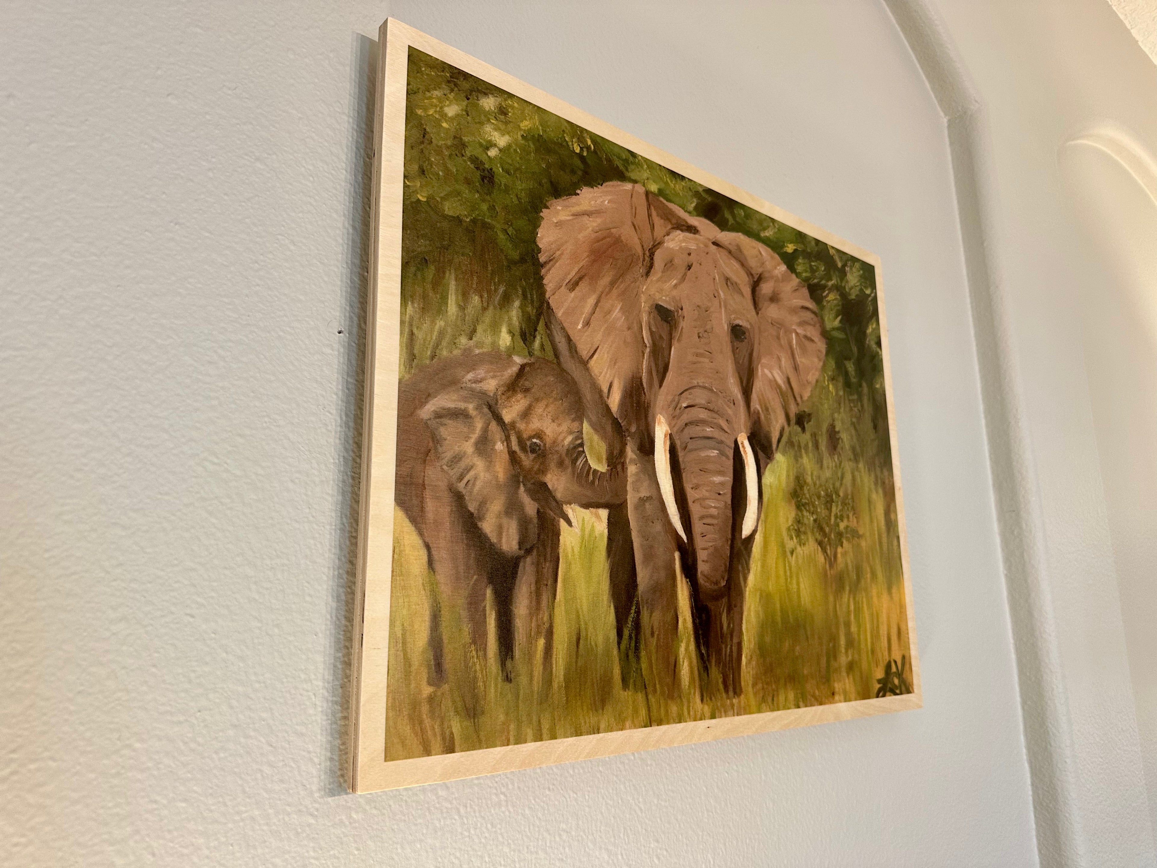 Fine Art Print on Wood - Baby Mine