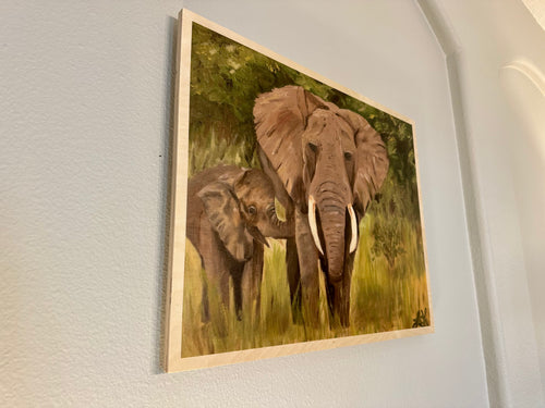 Fine Art Print on Wood - Baby Mine