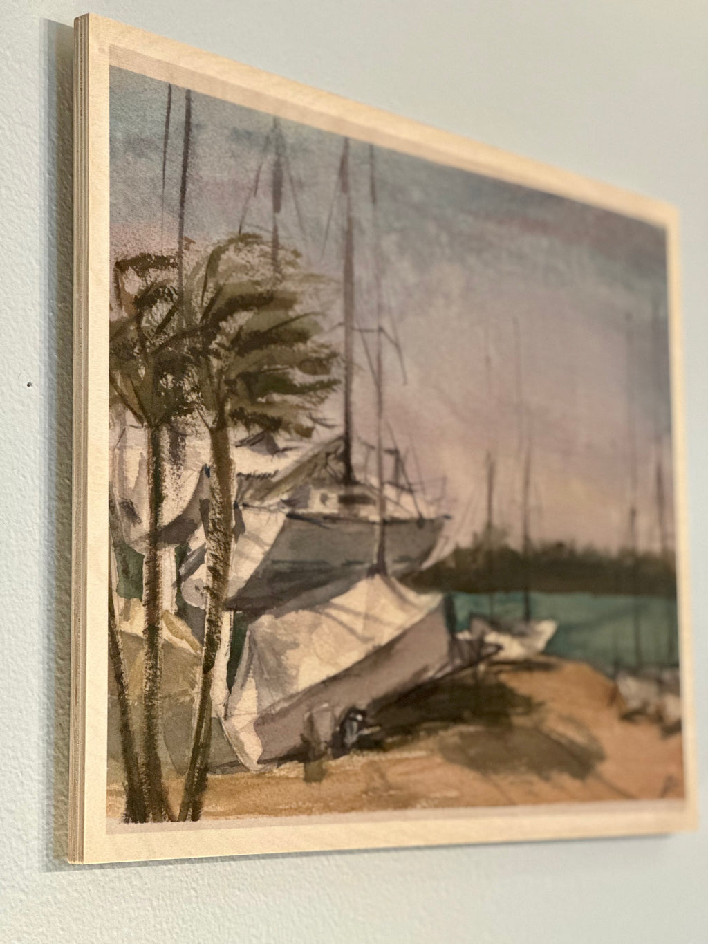 Fine Art Print on Wood - Sail Away