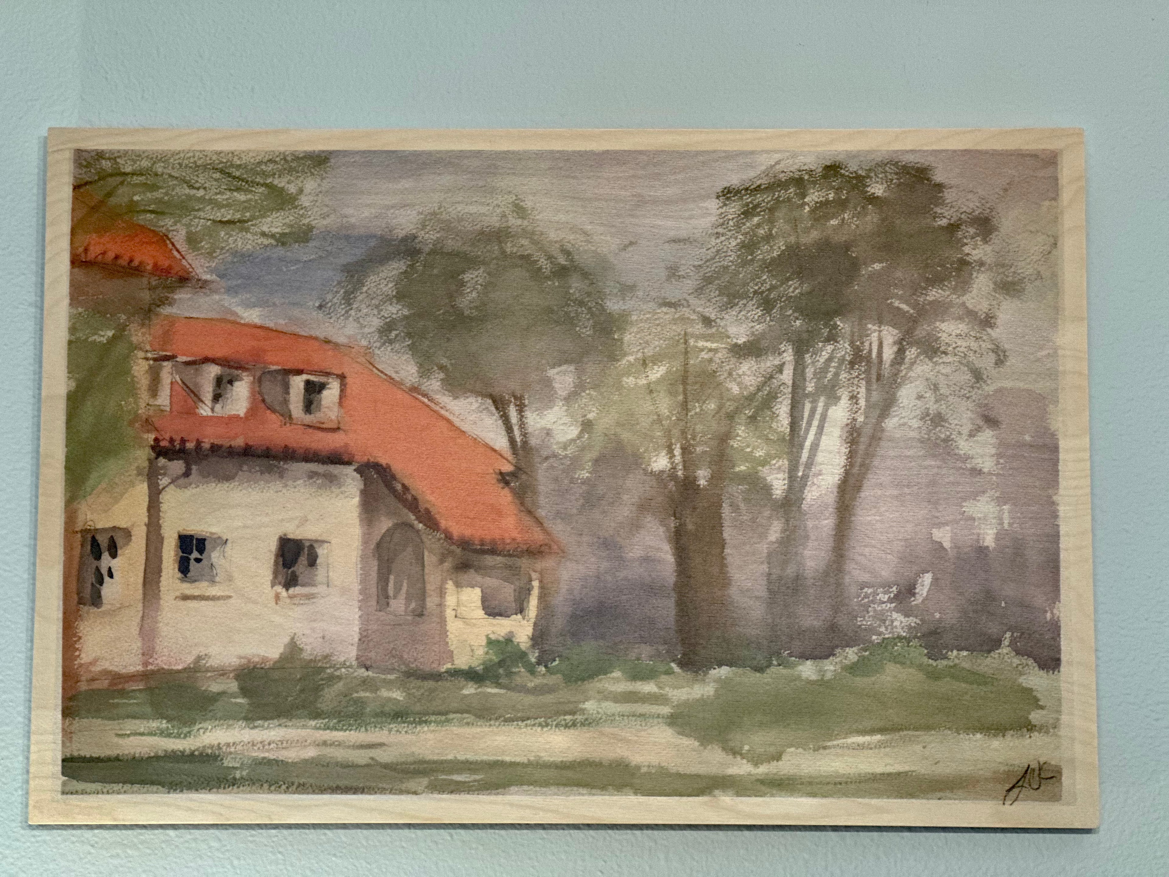 Fine Art Print on Wood - Pika House