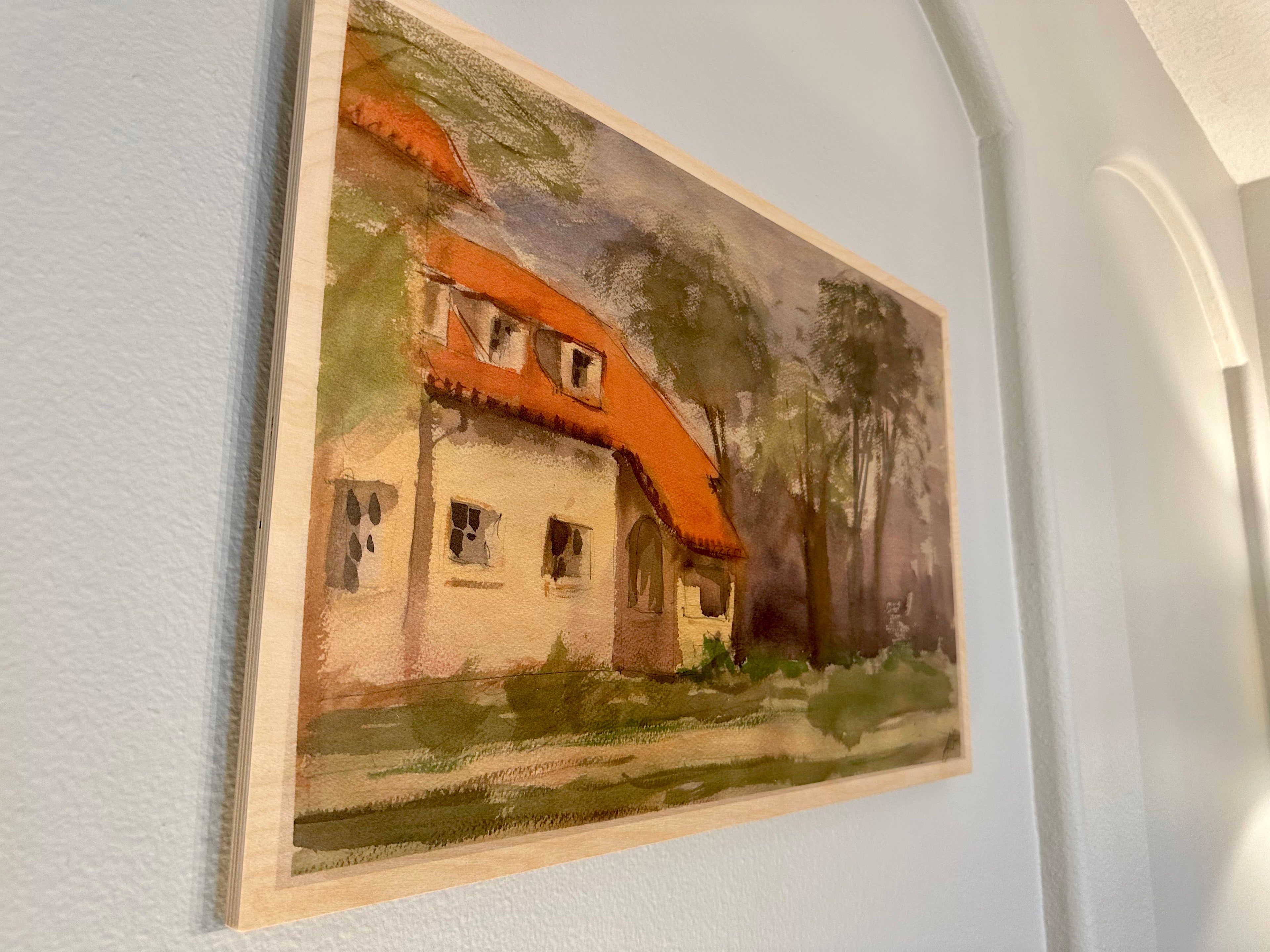 Fine Art Print on Wood - Pika House