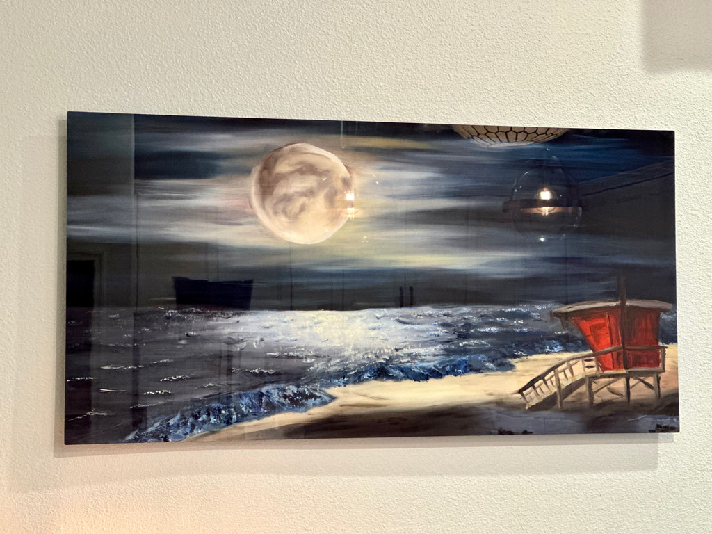 Metal Fine Art Print - Moonscapes & Diamond Tides