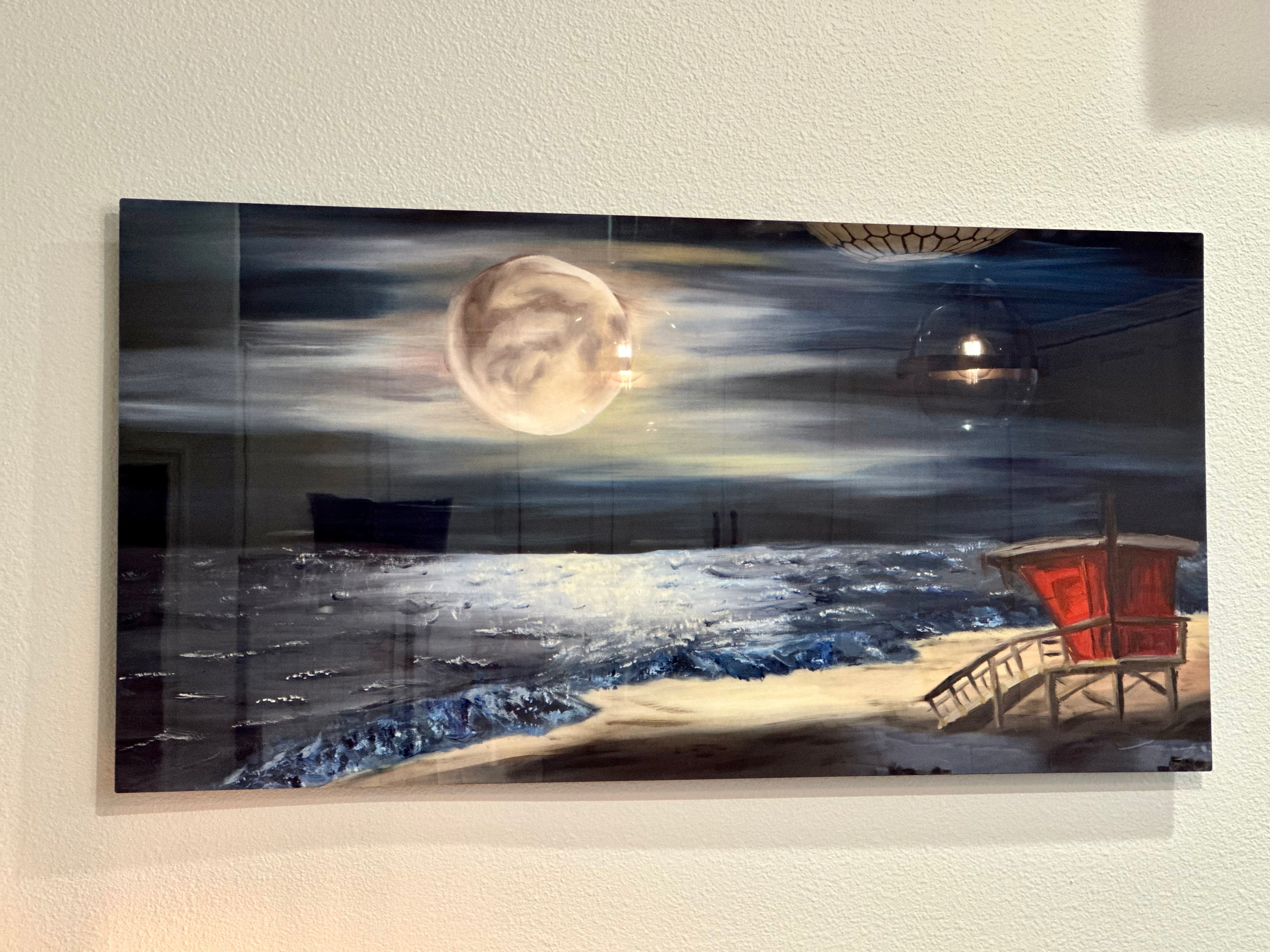 Metal Fine Art Print - Moonscapes & Diamond Tides