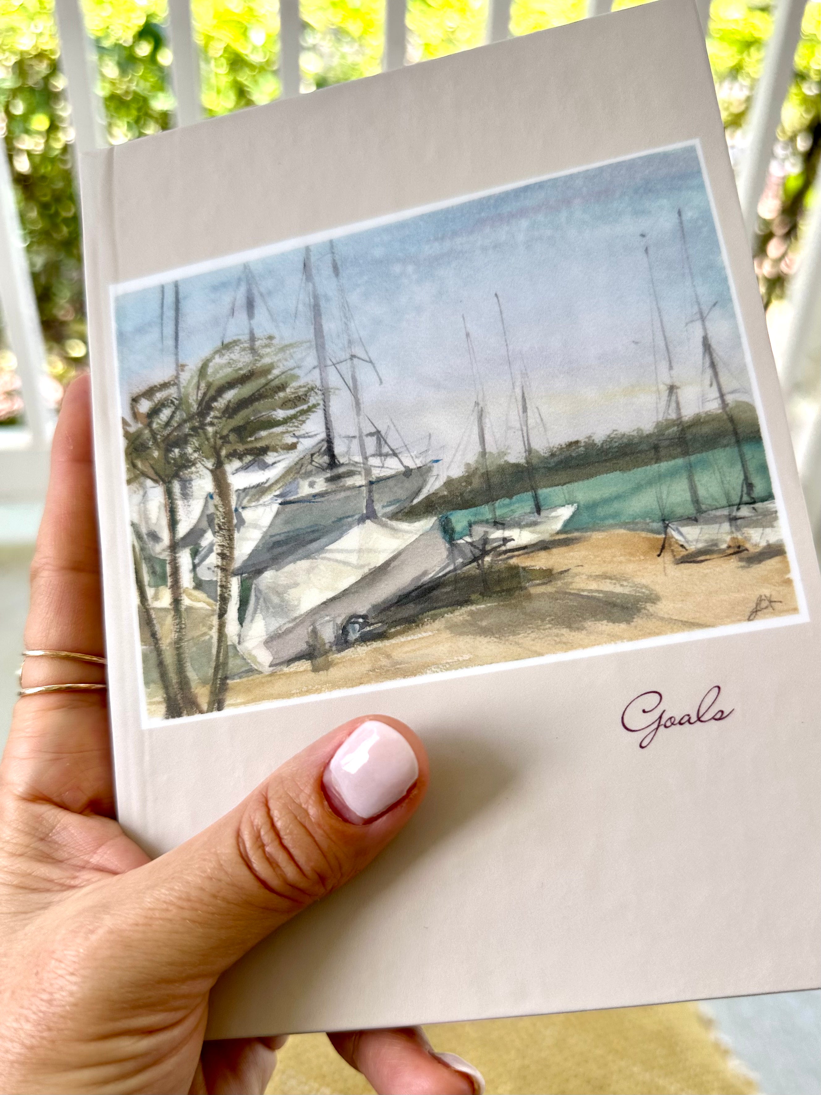 GG (Gratitude & Goals) Journal - Release Your Ship From Harbor