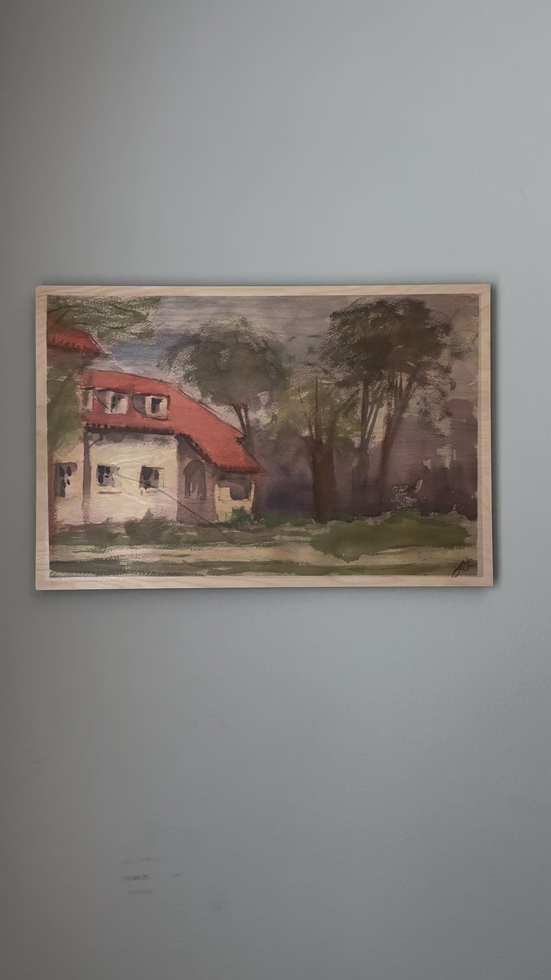 Fine Art Print on Wood - Pika House