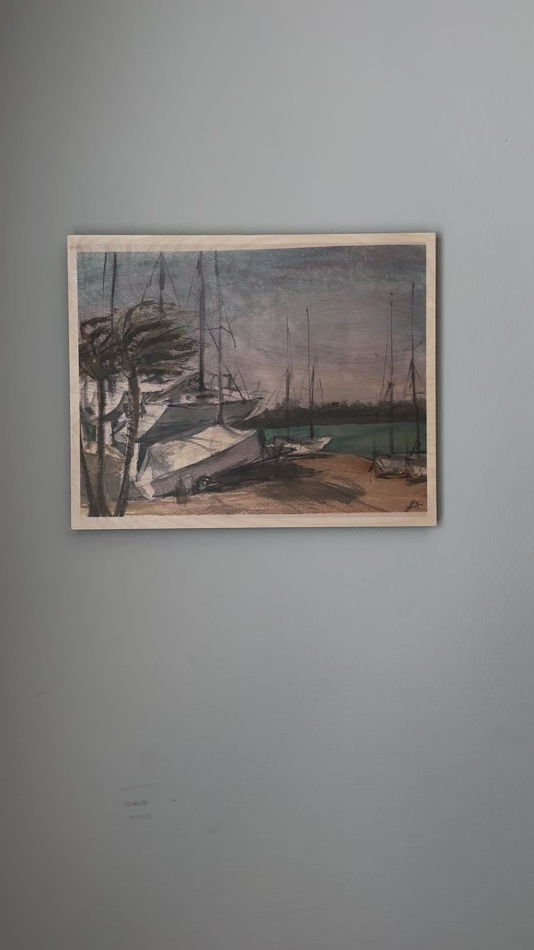 Fine Art Print on Wood - Sail Away