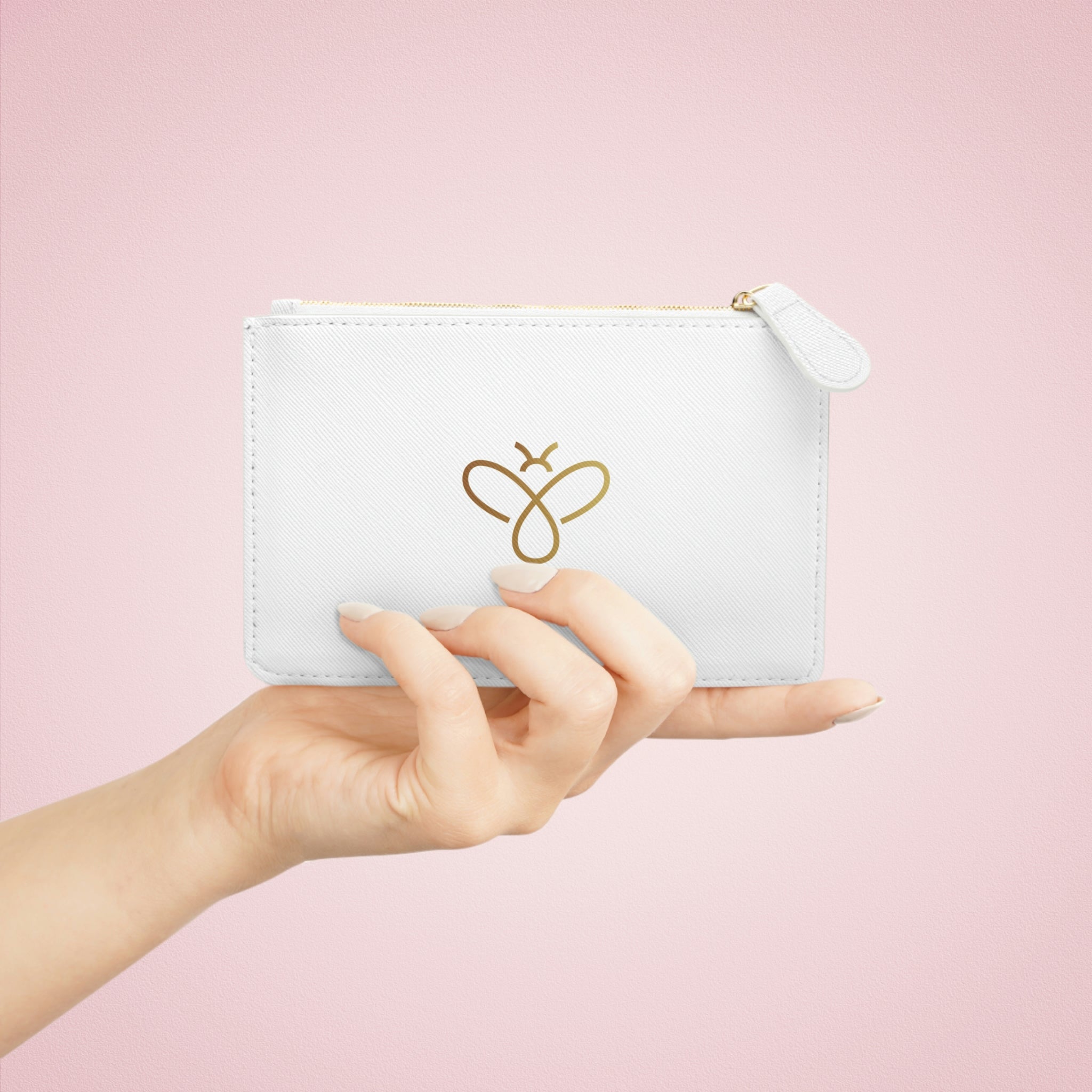Lil Bee Vegan Leather Mini Clutch